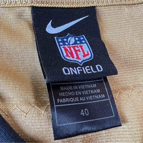 Nike NFL OnField Pittsburg Steelers Stitched Black Gold Jersey #83 Miller, Sz 40 - Picture 7 of 10